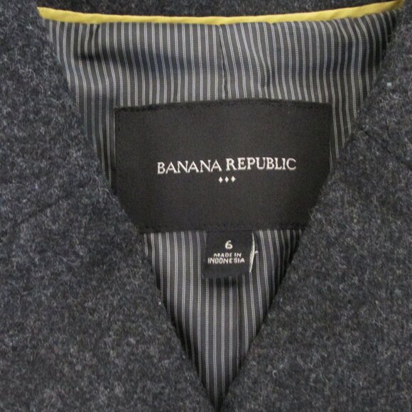 Banana Republic Women's  Double Breasted Wool Blazer Size 6 - Picture 3 of 7